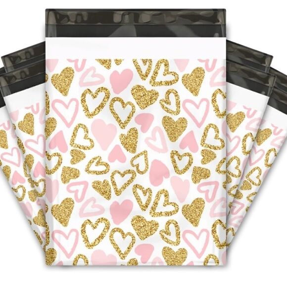 Poly Mailers MIX 6x9 10x13 14.5x19 35 pieces 35 stickers 1.5” insert cards - Picture 1 of 16